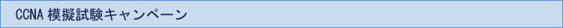 ����CCNA�͋[�����L�����y�[�� 